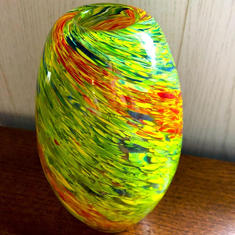 Murano Inspired Art Vase